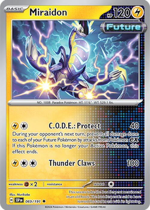 Image for Miraidon (069/191) [SV08: Surging Sparks] - Pokemon