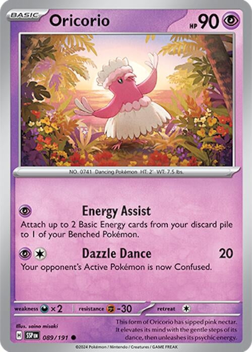 Image for Oricorio (089/191) [SV08: Surging Sparks] - Pokemon