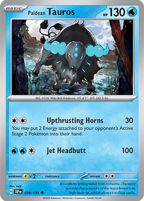 Paldean Tauros (039/191) [SV08: Surging Sparks]