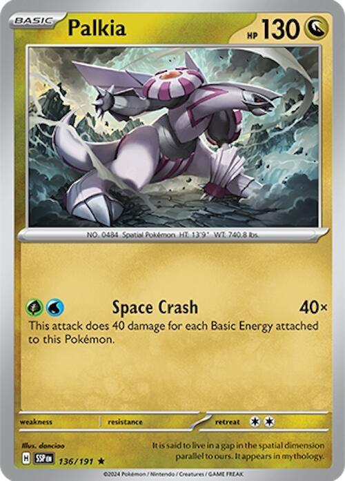 Image for Palkia (136/191) [SV08: Surging Sparks] - Pokemon