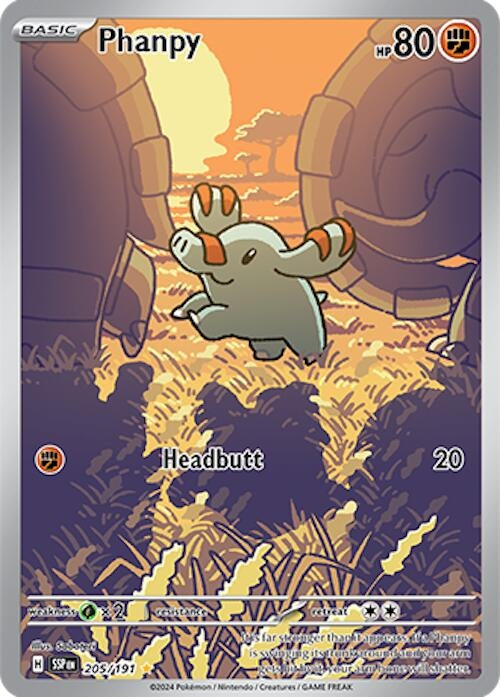 Image for Phanpy (205/191) [SV08: Surging Sparks] - Pokemon