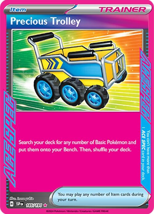 Image for Precious Trolley (185/191) [SV08: Surging Sparks] - Pokemon