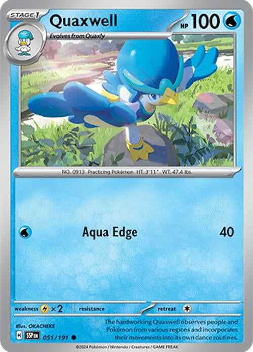 Image for Quaxwell (051/191) [SV08: Surging Sparks] - Pokemon