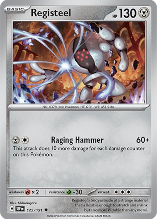 Image for Registeel (125/191) [SV08: Surging Sparks] - Pokemon