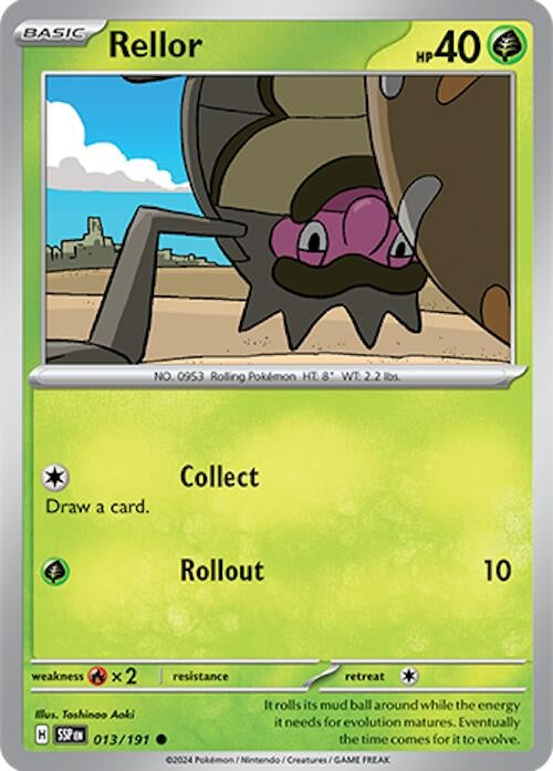 Image for Rellor (013/191) [SV08: Surging Sparks] - Pokemon