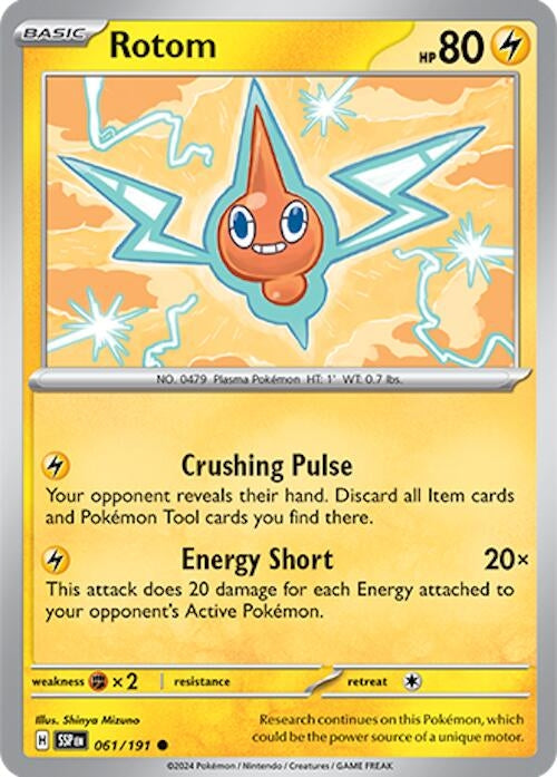 Image for Rotom (061/191) [SV08: Surging Sparks] - Pokemon