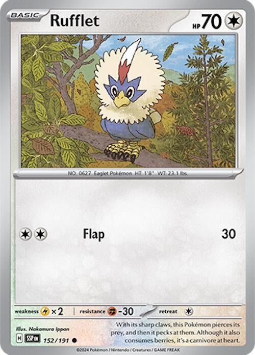 Image for Rufflet (152/191) [SV08: Surging Sparks] - Pokemon