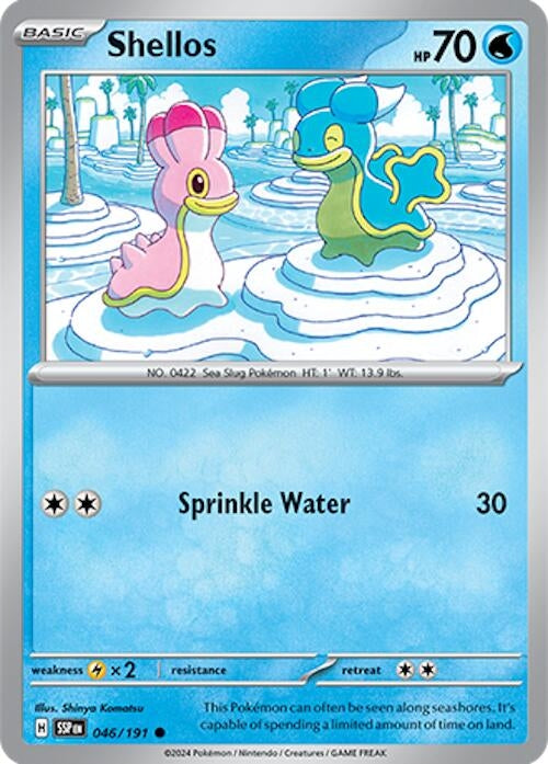 Image for Shellos (046/191) [SV08: Surging Sparks] - Pokemon
