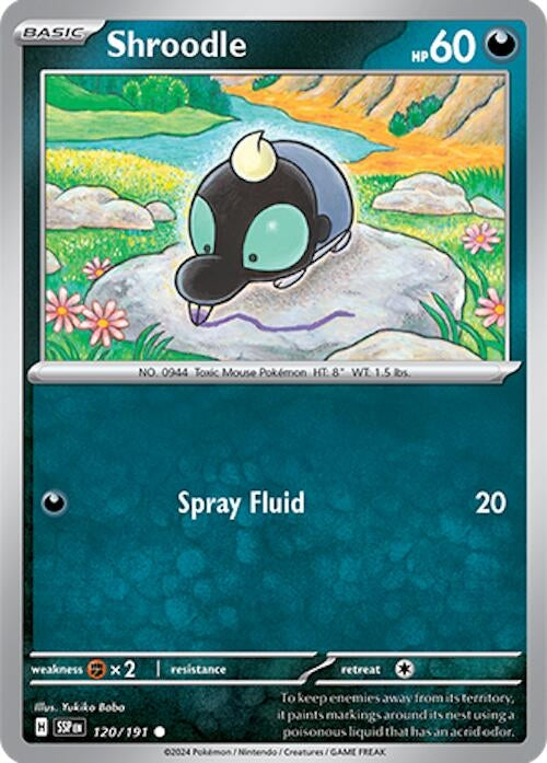Image for Shroodle (120/191) [SV08: Surging Sparks] - Pokemon