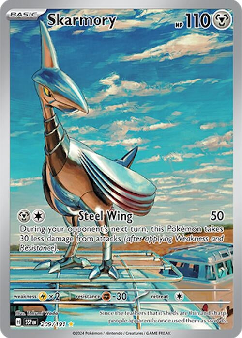 Image for Skarmory (209/191) [SV08: Surging Sparks] - Pokemon