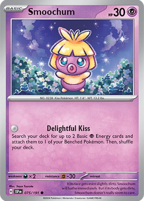 Image for Smoochum (075/191) [SV08: Surging Sparks] - Pokemon