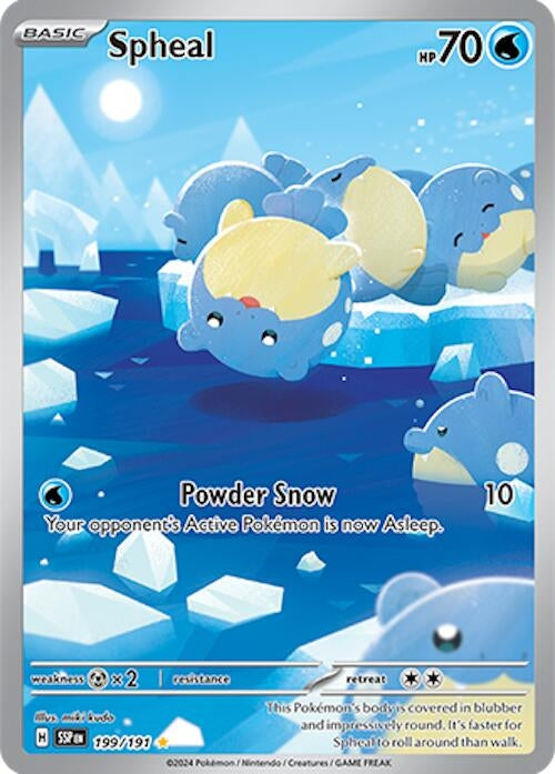 Image for Spheal (199/191) [SV08: Surging Sparks] - Pokemon