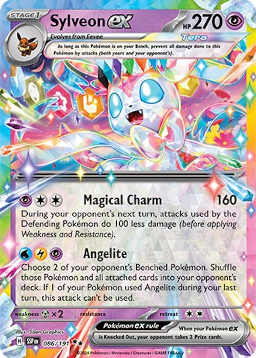 Image for Sylveon ex (086/191) [SV08: Surging Sparks] - Pokemon