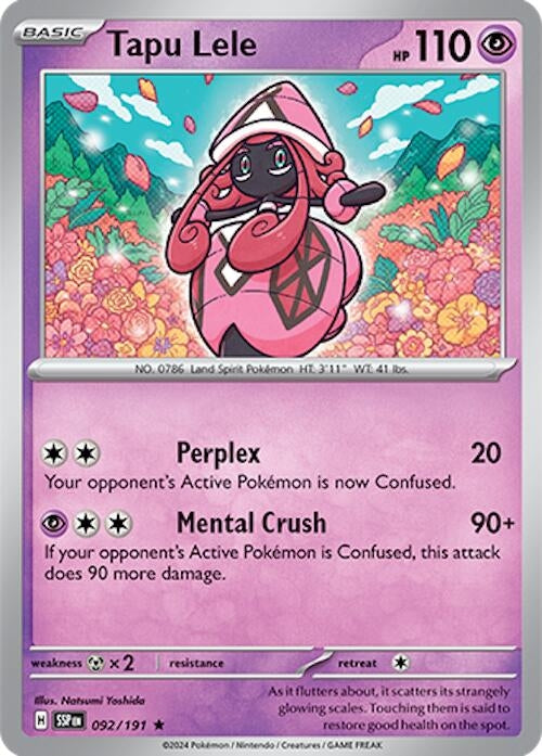 Image for Tapu Lele (092/191) [SV08: Surging Sparks] - Pokemon