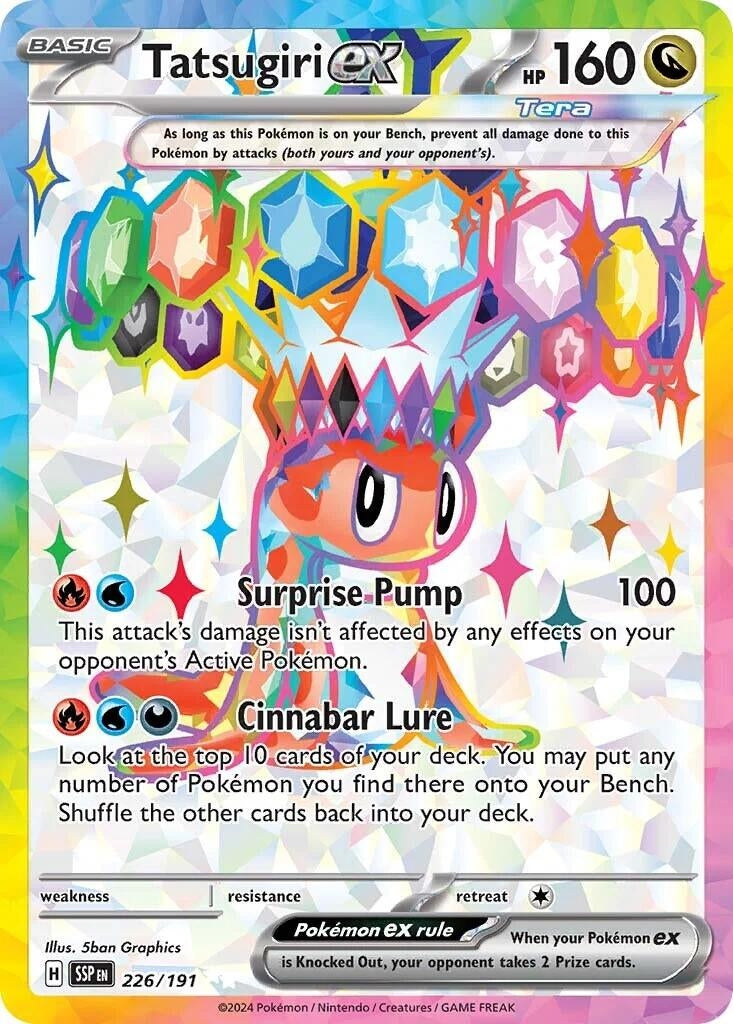 Image for Tatsugiri ex (226/191) [SV08: Surging Sparks] - Pokemon