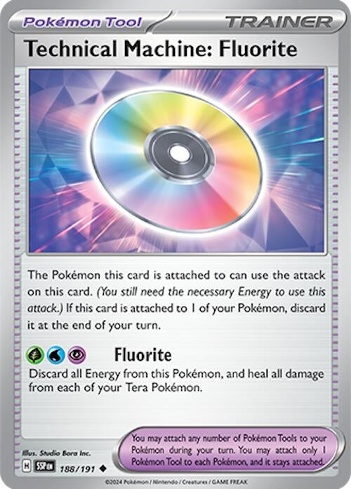Image for Technical Machine: Fluorite (188/191) [SV08: Surging Sparks] - Pokemon