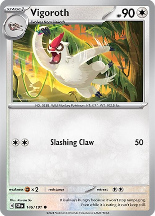 Image for Vigoroth (146/191) [SV08: Surging Sparks] - Pokemon