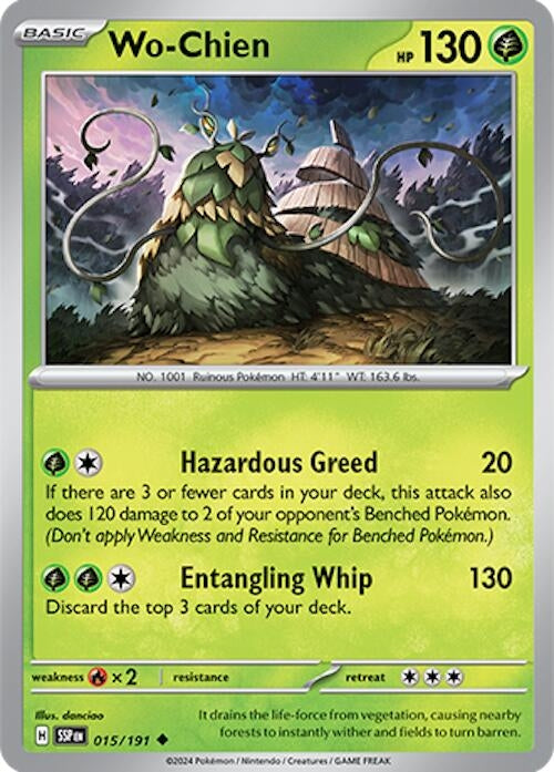 Image for Wo-Chien (015/191) [SV08: Surging Sparks] - Pokemon