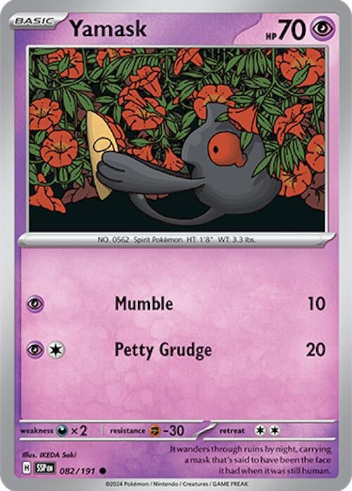Image for Yamask (082/191) [SV08: Surging Sparks] - Pokemon