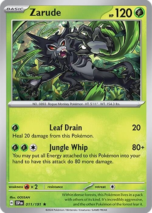 Image for Zarude (011/191) [SV08: Surging Sparks] - Pokemon
