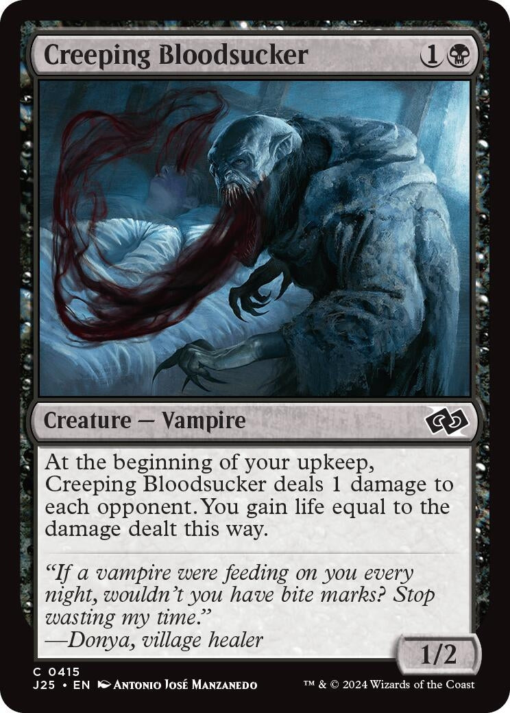 Image for Creeping Bloodsucker (415) [Foundations Jumpstart] - Magic: The Gathering
