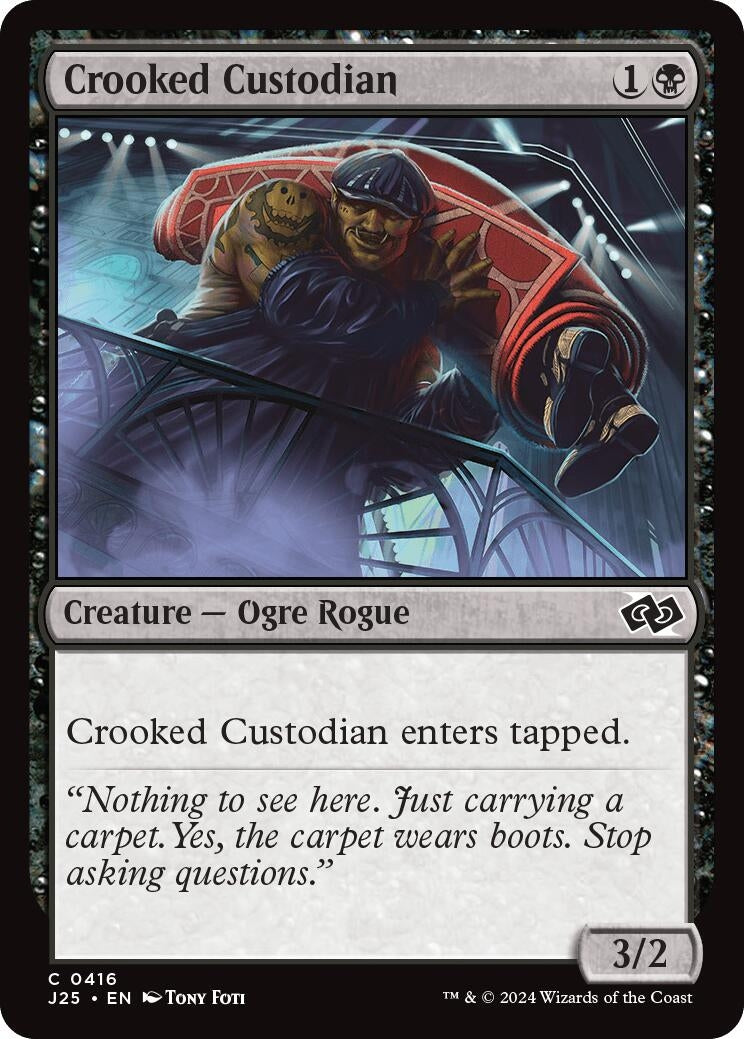 Image for Crooked Custodian (416) [Foundations Jumpstart] - Magic: The Gathering
