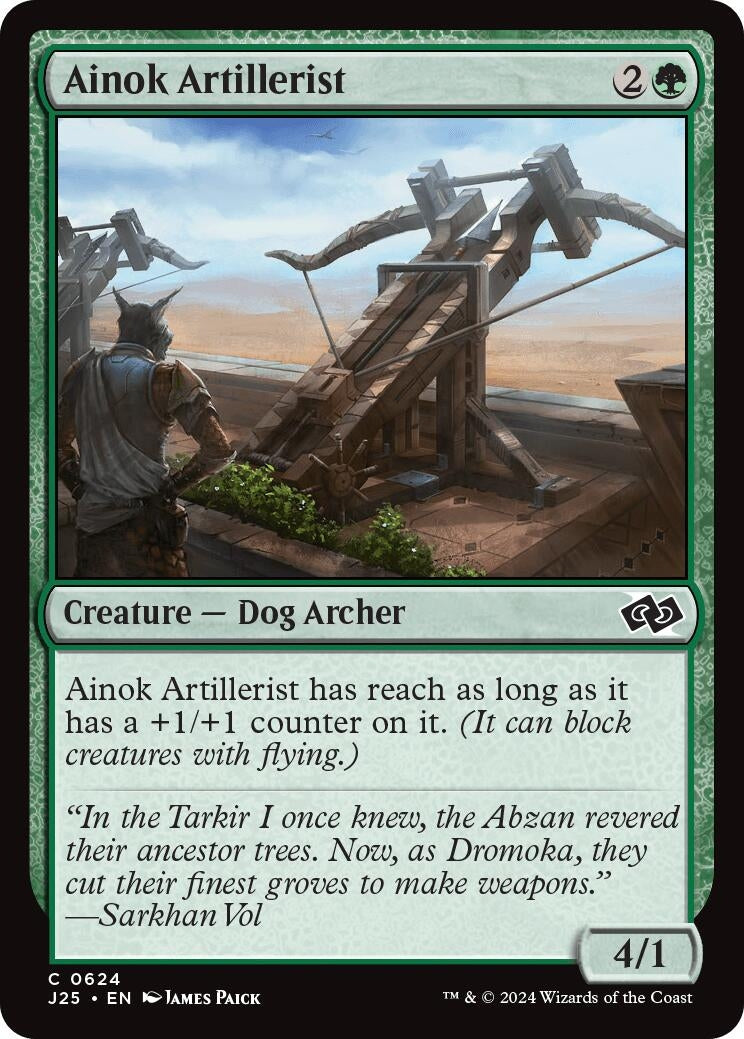 Image for Ainok Artillerist (624) [Foundations Jumpstart] - Magic: The Gathering