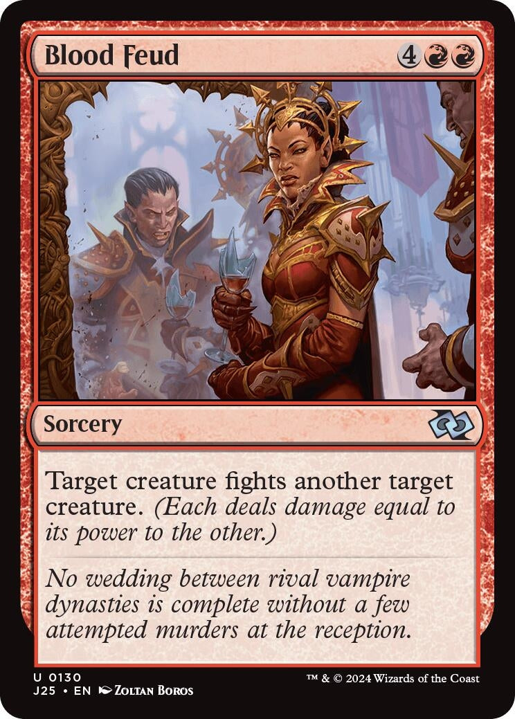 Image for Blood Feud (130) [Foundations Jumpstart] - Magic: The Gathering