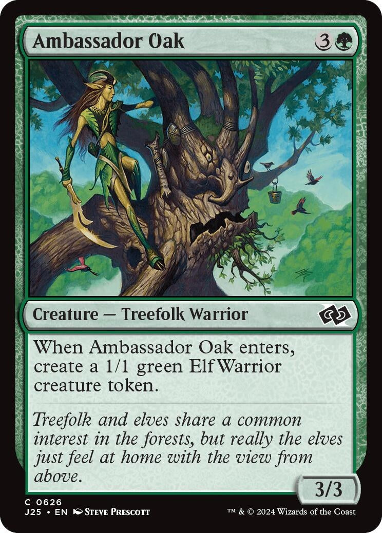 Image for Ambassador Oak (626) [Foundations Jumpstart] - Magic: The Gathering
