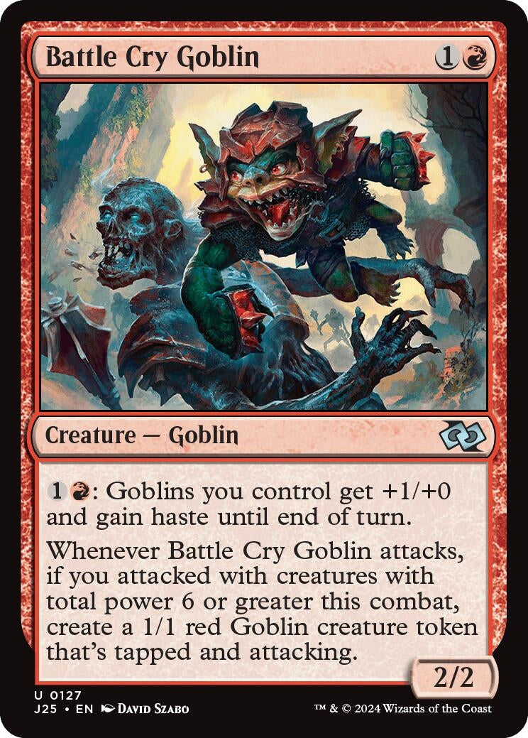 Image for Battle Cry Goblin (127) [Foundations Jumpstart] - Magic: The Gathering