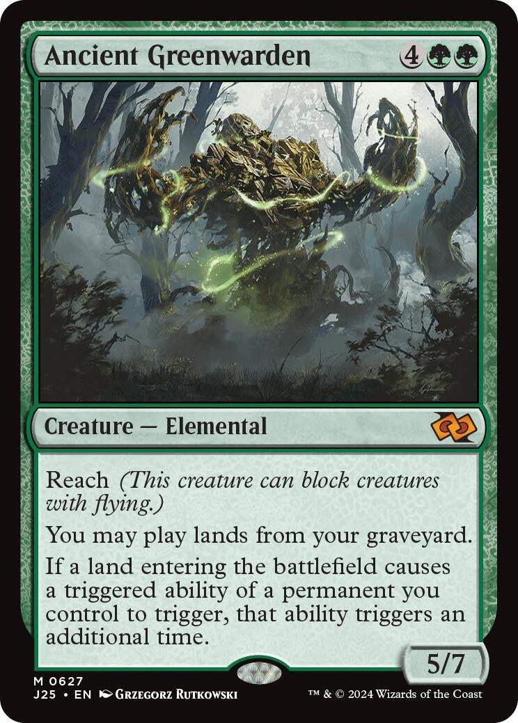 Image for Ancient Greenwarden (627) [Foundations Jumpstart] - Magic: The Gathering