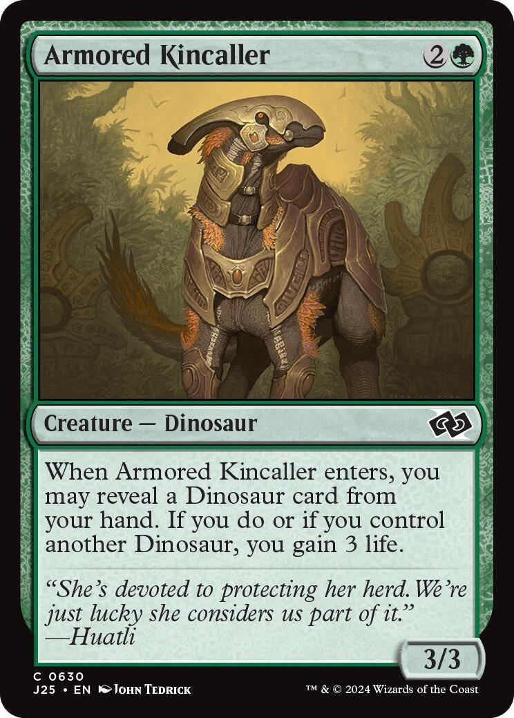 Image for Armored Kincaller (630) [Foundations Jumpstart] - Magic: The Gathering
