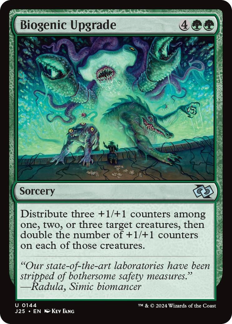 Image for Biogenic Upgrade (144) [Foundations Jumpstart] - Magic: The Gathering
