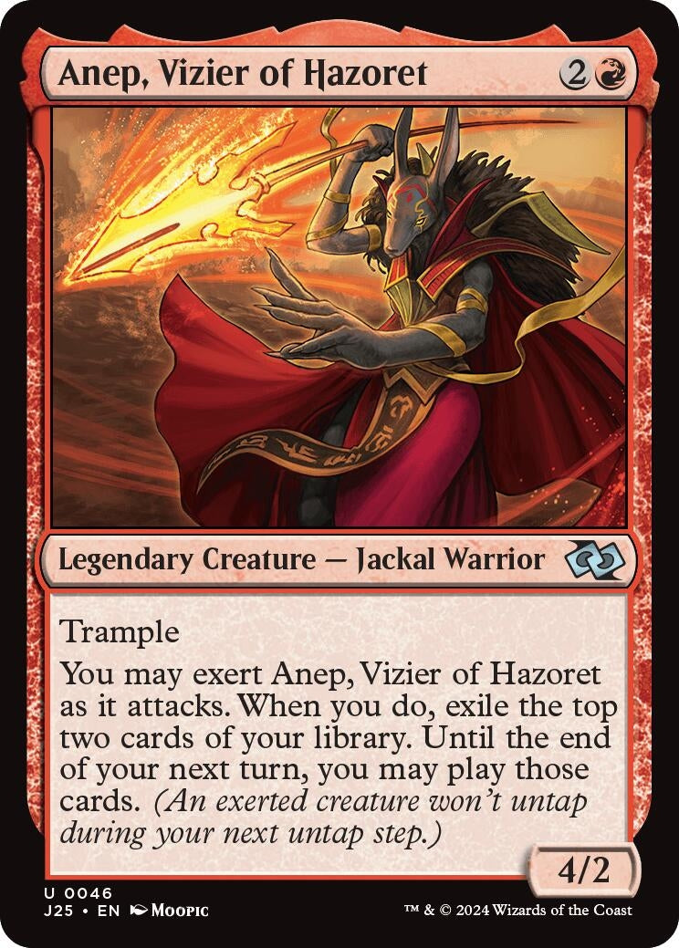 Image for Anep, Vizier of Hazoret (Anime) (46) [Foundations Jumpstart] - Magic: The Gathering