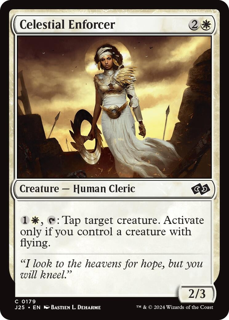 Image for Celestial Enforcer (179) [Foundations Jumpstart] - Magic: The Gathering