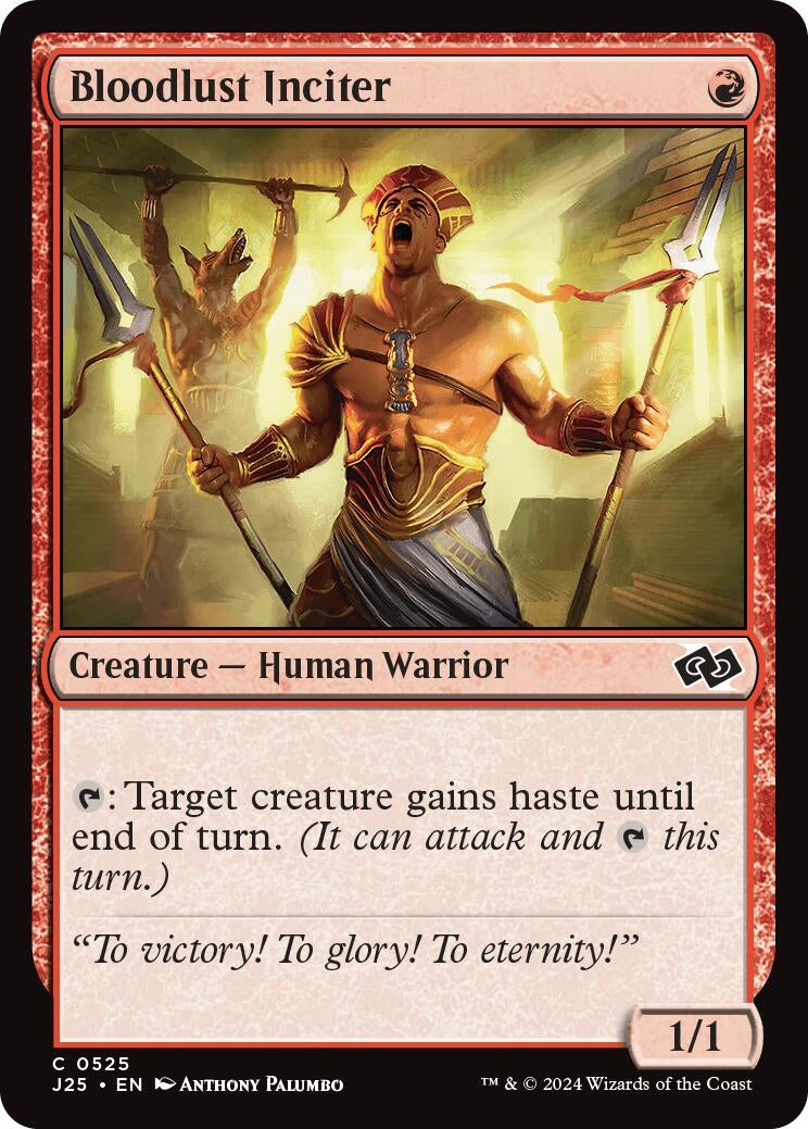 Image for Bloodlust Inciter (525) [Foundations Jumpstart] - Magic: The Gathering