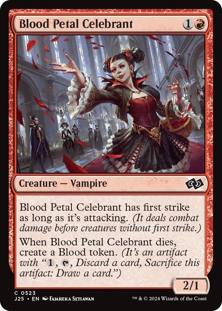 Image for Blood Petal Celebrant (523) [Foundations Jumpstart] - Magic: The Gathering