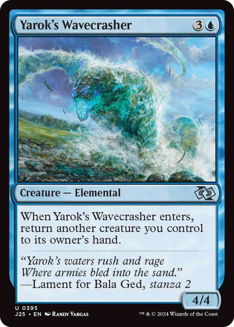 Image for Yarok's Wavecrasher (395) [Foundations Jumpstart] - Magic: The Gathering