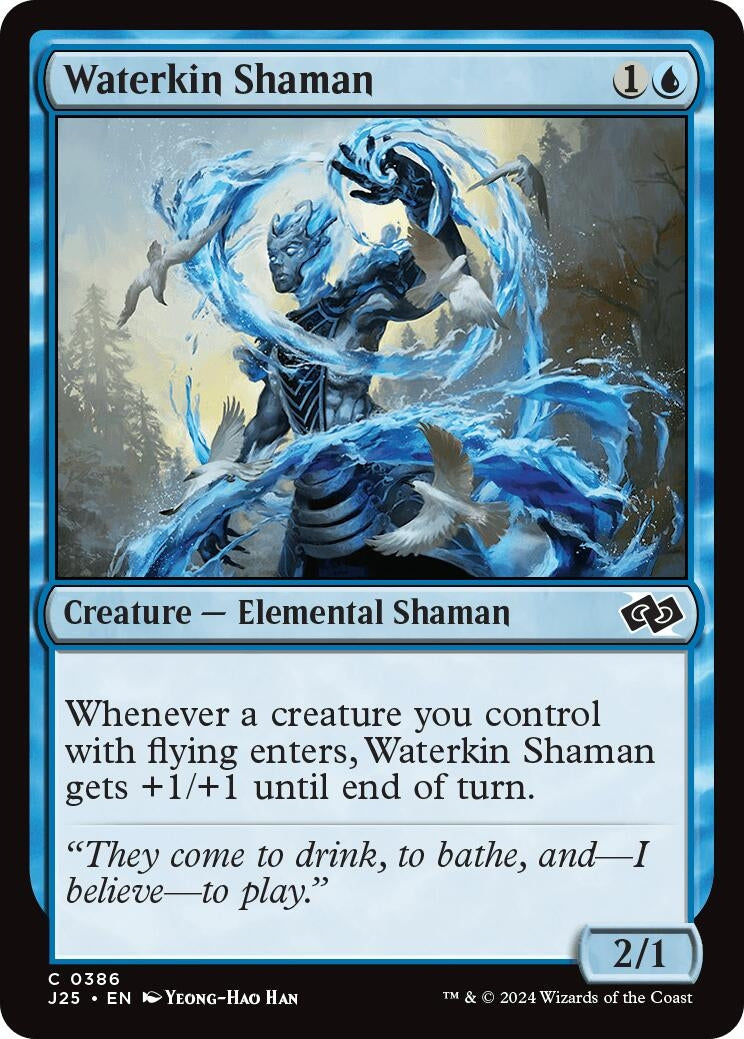 Image for Waterkin Shaman (386) [Foundations Jumpstart] - Magic: The Gathering