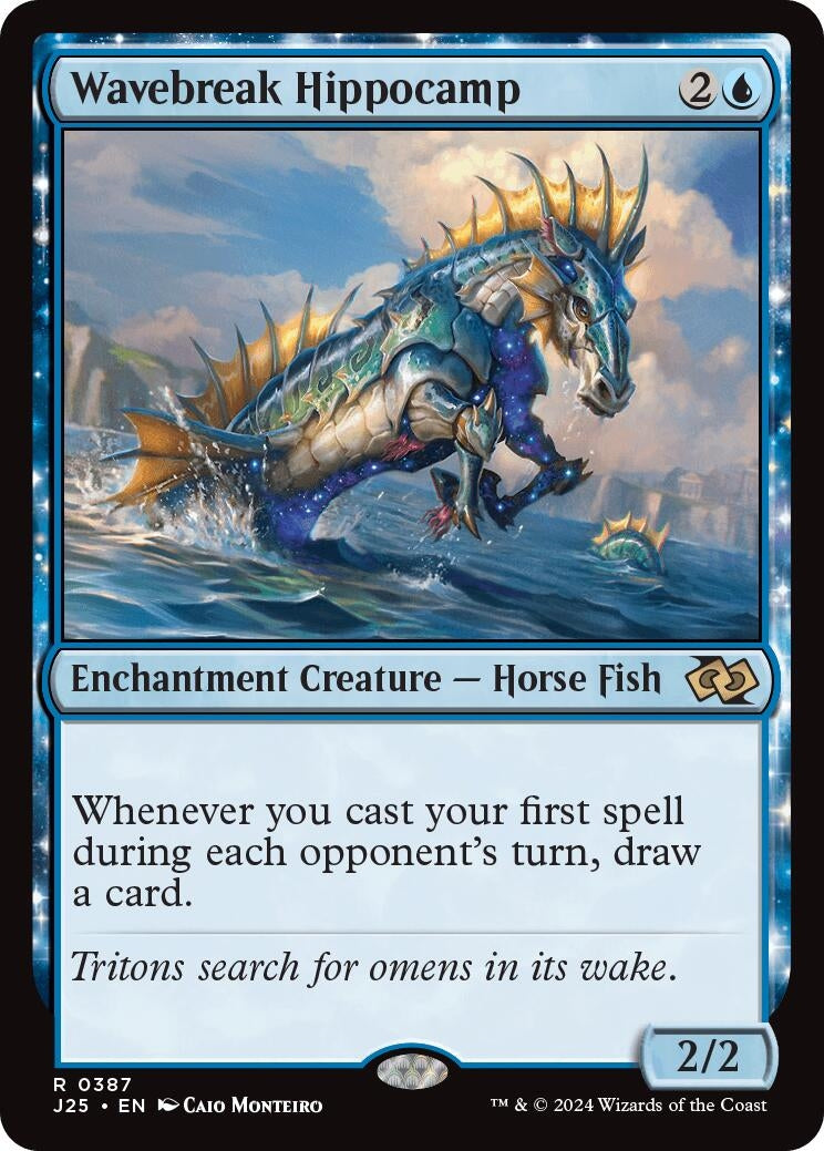 Image for Wavebreak Hippocamp (387) [Foundations Jumpstart] - Magic: The Gathering