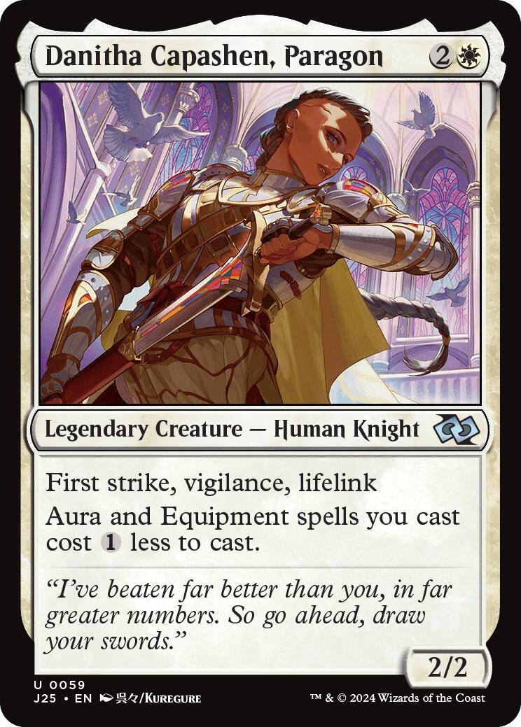 Image for Danitha Capashen, Paragon (Anime) (59) [Foundations Jumpstart] - Magic: The Gathering