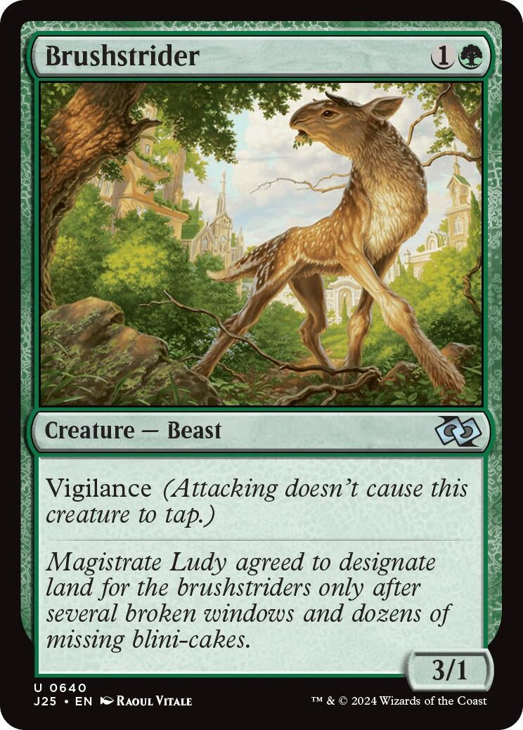 Image for Brushstrider (640) [Foundations Jumpstart] - Magic: The Gathering