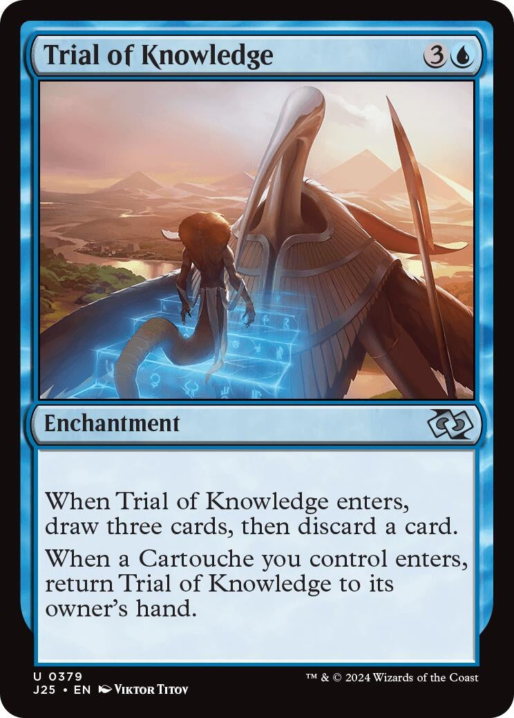 Image for Trial of Knowledge (379) [Foundations Jumpstart] - Magic: The Gathering