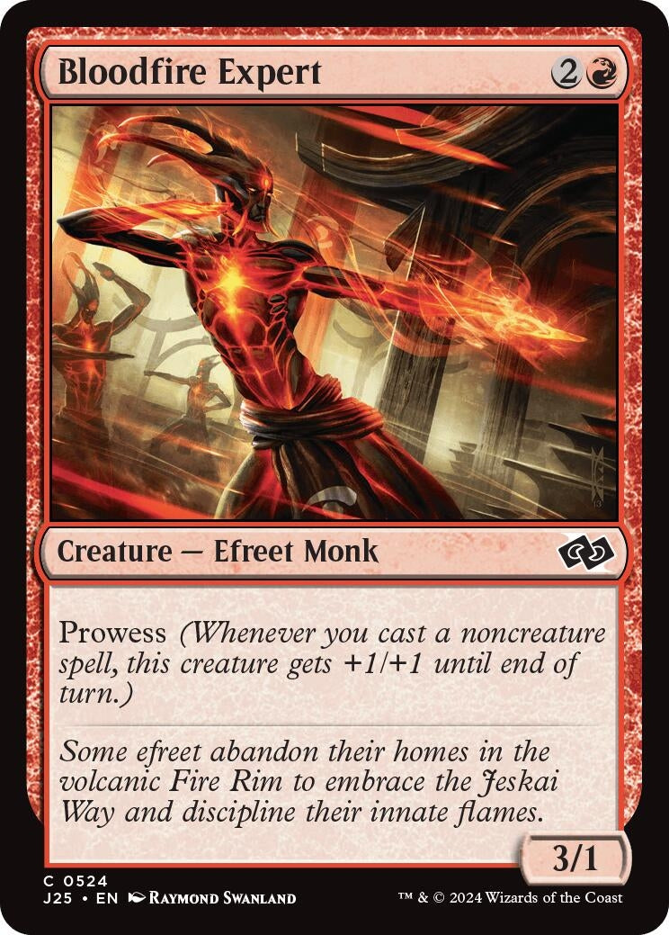Image for Bloodfire Expert (524) [Foundations Jumpstart] - Magic: The Gathering