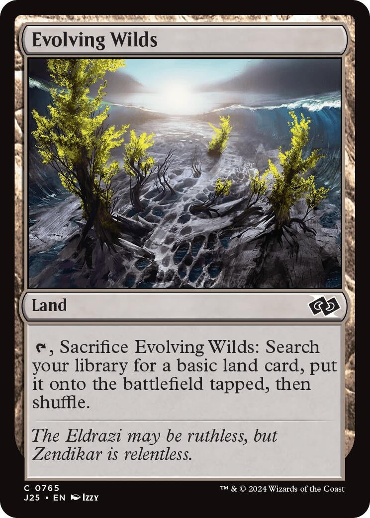 Image for Evolving Wilds (765) [Foundations Jumpstart] - Magic: The Gathering