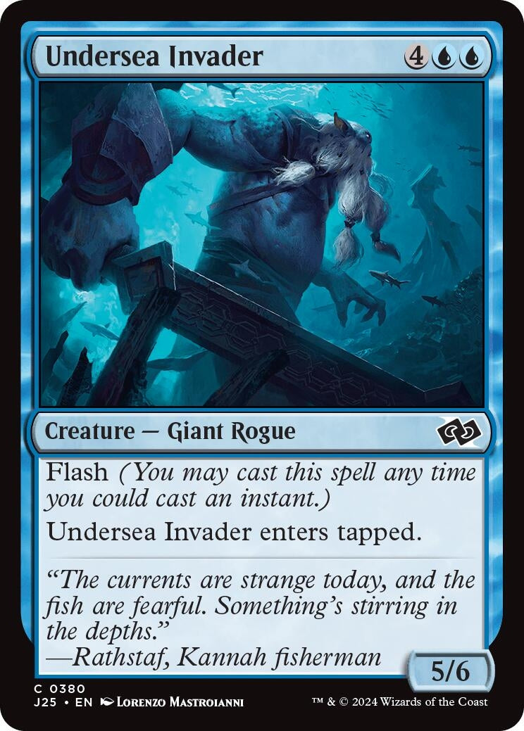 Image for Undersea Invader (380) [Foundations Jumpstart] - Magic: The Gathering