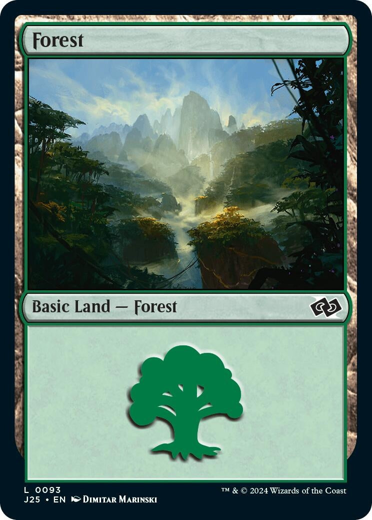 Image for Forest (0093) (93) [Foundations Jumpstart] - Magic: The Gathering