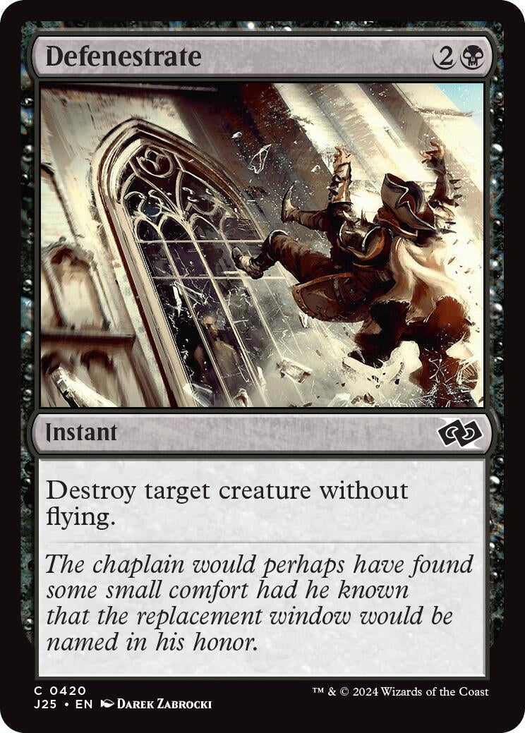 Image for Defenestrate (420) [Foundations Jumpstart] - Magic: The Gathering