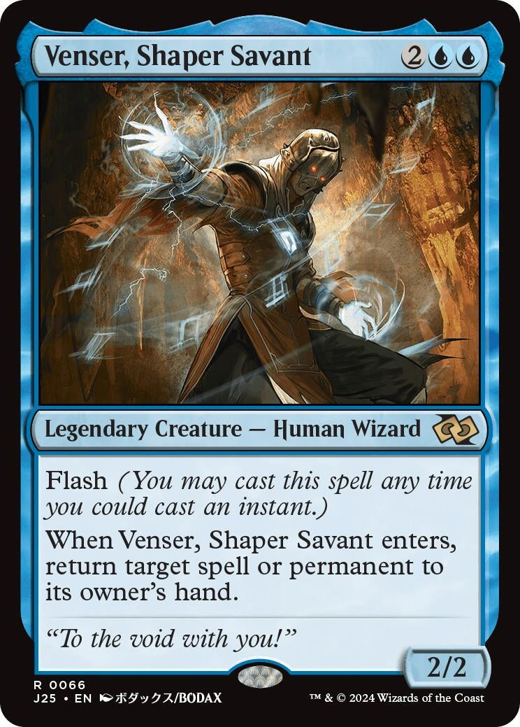 Image for Venser, Shaper Savant (Anime) (66) [Foundations Jumpstart] - Magic: The Gathering