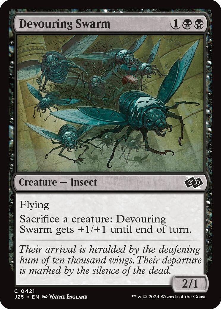 Image for Devouring Swarm (421) [Foundations Jumpstart] - Magic: The Gathering